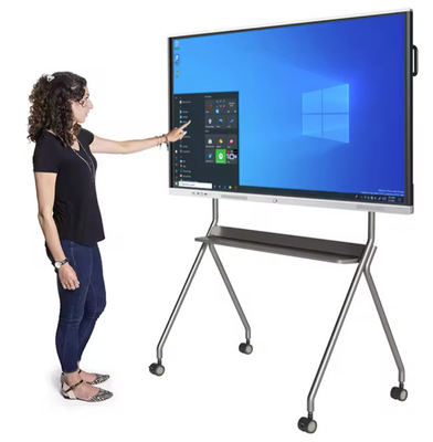 Buy Gray Heavy Duty Heavy Duty Rolling TV Stand On Wheels For 220 Lbs Weight Capacity online manufacture