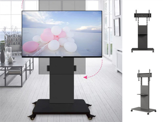 Buy Film Hospital Holder Mobile Stand TV With Wheels Cart Trolleys Tv Stand 75 Inch online manufacture