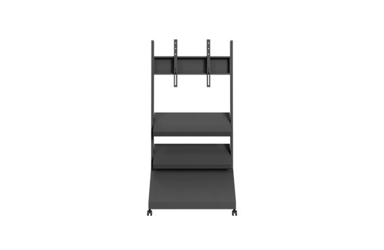 Buy 40 To 86 Inch Rolling TV Stand Rolling Flat Screen Tv Stand With Wheels 2 Shelves Space Saving online manufacture