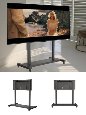 Buy Easy Molility Floor Stand Tv Mount 75 Inch For 75inch To 110 Inches Heavy Duty Tv Stand With Wheels online manufacture