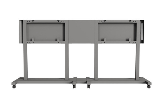 Buy Two 65'' –  86'' Screens TV Trolley Stand For Up To 573Lbs Rolling Media Console online manufacture