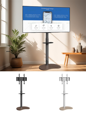 Buy Smooth Rolling Wheels Mobile Floor TV Stand Weight Rolling Stand TV 77Lbs online manufacture