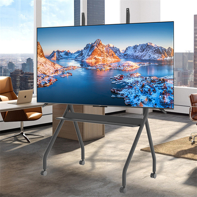 Y900 49 بوصة - 75 بوصة عربة التلفزيون المحمول العرض المنزلي عربة الهاتف المحمول مناسبة لـ LED LCD OLED