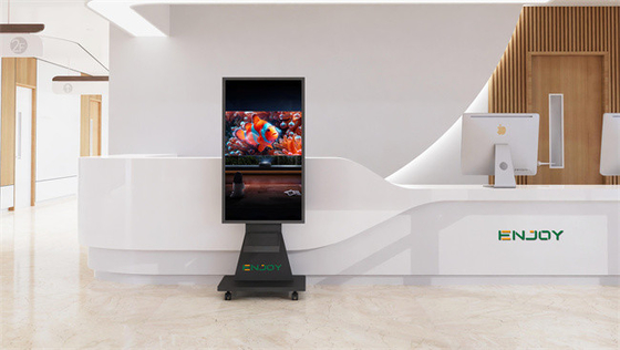 Floor Standing Advertising Stand 43 To 55inch LED Display Poster Heavy Duty