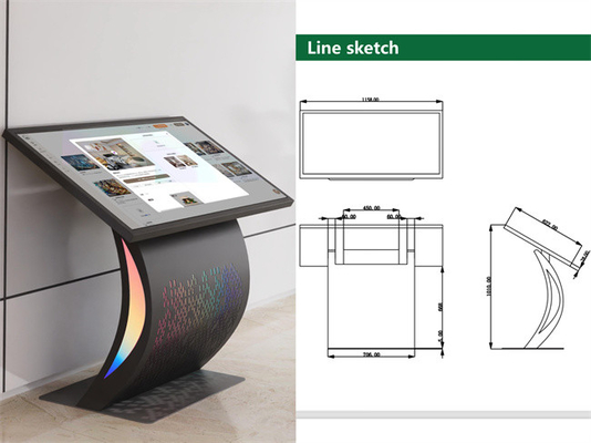 Customized Advertising Stand Remote Control Dynamic LED Standing Advertising Board For Eye Catching Displays